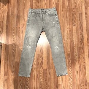 Express Mens distressed jeans gray size 32/30